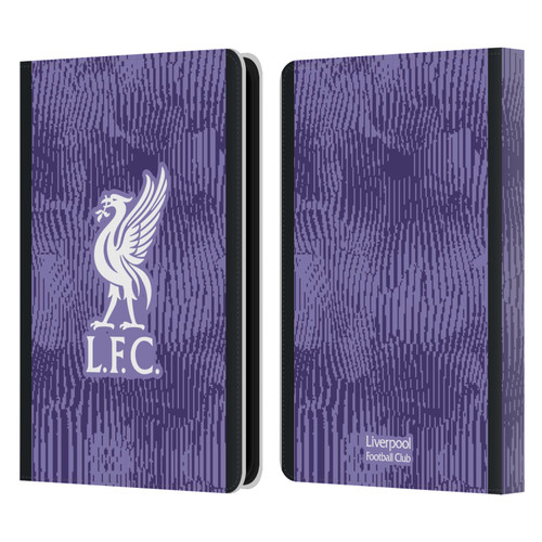 Liverpool Football Club 2023/24 Third Kit Leather Book Wallet Case Cover For Amazon Kindle 11th Gen 6in 2022