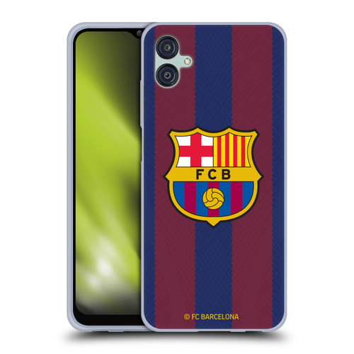 FC Barcelona 2023/24 Crest Kit Home Soft Gel Case for Samsung Galaxy M04 5G / A04e