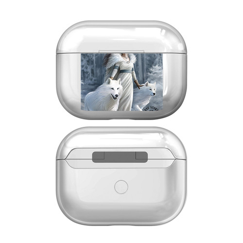 Anne Stokes Fantasy Designs Winter Guardians Clear Hard Crystal Cover Case for Apple AirPods Pro 2 Charging Case