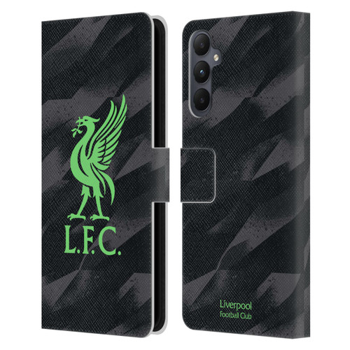 Liverpool Football Club 2023/24 Home Goalkeeper Kit Leather Book Wallet Case Cover For Samsung Galaxy A05s