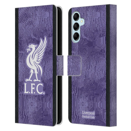 Liverpool Football Club 2023/24 Third Kit Leather Book Wallet Case Cover For Samsung Galaxy M14 5G