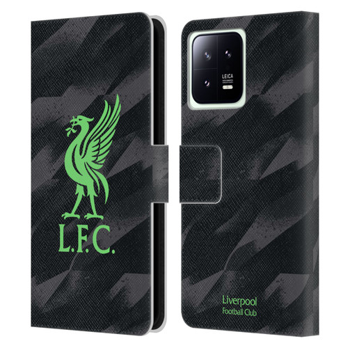 Liverpool Football Club 2023/24 Home Goalkeeper Kit Leather Book Wallet Case Cover For Xiaomi 13 5G