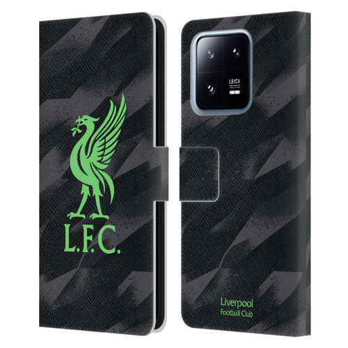 Liverpool Football Club 2023/24 Home Goalkeeper Kit Leather Book Wallet Case Cover For Xiaomi 13 Pro 5G