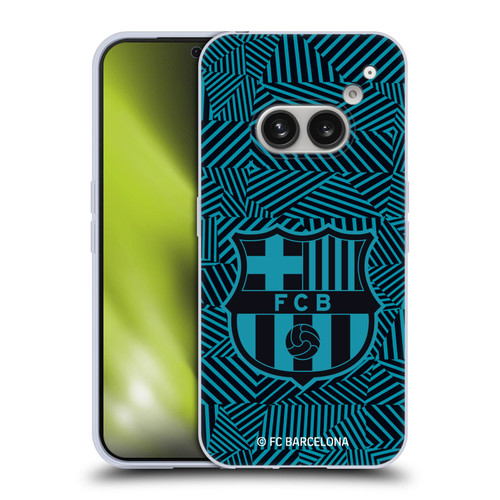 FC Barcelona Crest Black Soft Gel Case for Nothing Phone (2a)