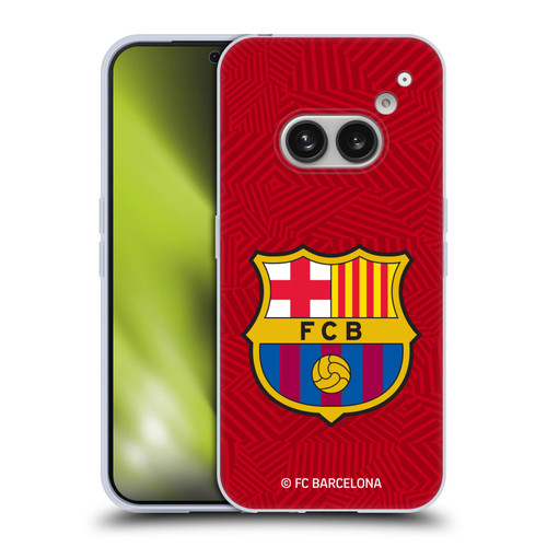 FC Barcelona Crest Red Soft Gel Case for Nothing Phone (2a)