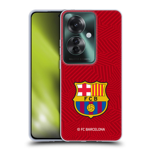 FC Barcelona Crest Red Soft Gel Case for OPPO Reno11 F 5G / F25 Pro 5G