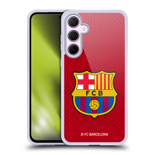 FC Barcelona Crest Red Soft Gel Case for Samsung Galaxy A35 5G
