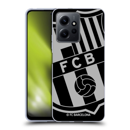 FC Barcelona Crest Oversized Soft Gel Case for Xiaomi Redmi Note 12 4G