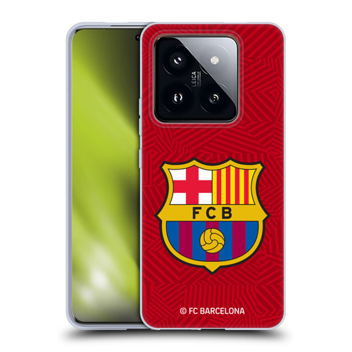 FC Barcelona Crest Red Soft Gel Case for Xiaomi 14 Pro