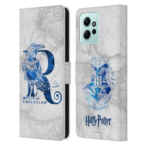 Harry Potter Deathly Hallows IX Ravenclaw Aguamenti Leather Book Wallet Case Cover For Xiaomi Redmi 12