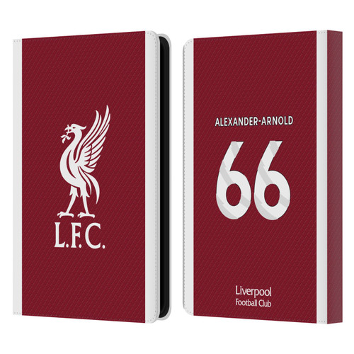 Liverpool Football Club 2023/24 Players Home Kit Trent Alexander-Arnold Leather Book Wallet Case Cover For Amazon Kindle Paperwhite 5 (2021)