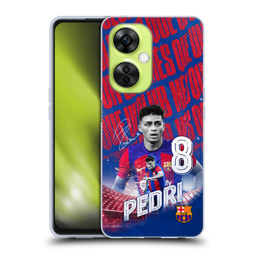 FC Barcelona 2023/24 First Team Pedri Soft Gel Case for OnePlus Nord CE 3 Lite 5G