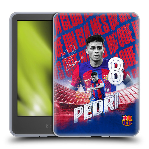 FC Barcelona 2023/24 First Team Pedri Soft Gel Case for Amazon Kindle 11th Gen 6in 2022