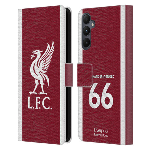 Liverpool Football Club 2023/24 Players Home Kit Trent Alexander-Arnold Leather Book Wallet Case Cover For Samsung Galaxy A05s