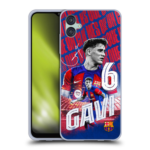 FC Barcelona 2023/24 First Team Gavi Soft Gel Case for Samsung Galaxy M04 5G / A04e