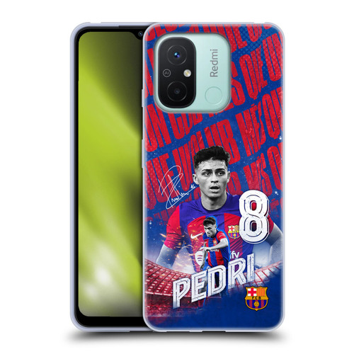 FC Barcelona 2023/24 First Team Pedri Soft Gel Case for Xiaomi Redmi 12C