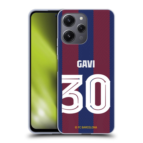 FC Barcelona 2023/24 Players Home Kit Gavi Soft Gel Case for Xiaomi Redmi 12