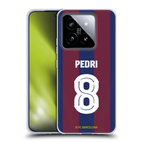 FC Barcelona 2023/24 Players Home Kit Pedri Soft Gel Case for Xiaomi 14