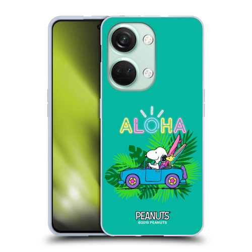Peanuts Snoopy Aloha Disco Tropical Surf Soft Gel Case for OnePlus Nord 3 5G