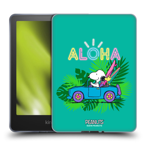 Peanuts Snoopy Aloha Disco Tropical Surf Soft Gel Case for Amazon Kindle Paperwhite 5 (2021)