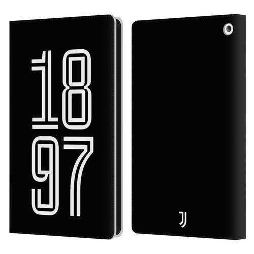 Juventus Football Club History 1897 Portrait Leather Book Wallet Case Cover For Amazon Fire HD 8/Fire HD 8 Plus 2020