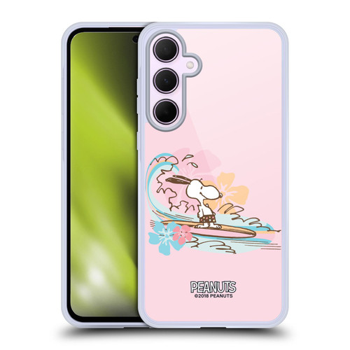 Peanuts Beach Snoopy Surf Soft Gel Case for Samsung Galaxy A35 5G