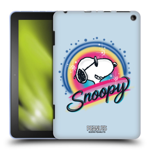 Peanuts Snoopy Boardwalk Airbrush Colourful Sunglasses Soft Gel Case for Amazon Fire HD 8/Fire HD 8 Plus 2020