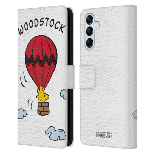 Peanuts Characters Woodstock Leather Book Wallet Case Cover For Samsung Galaxy M14 5G