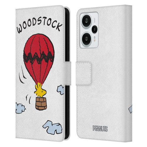 Peanuts Characters Woodstock Leather Book Wallet Case Cover For Xiaomi Redmi Note 12T