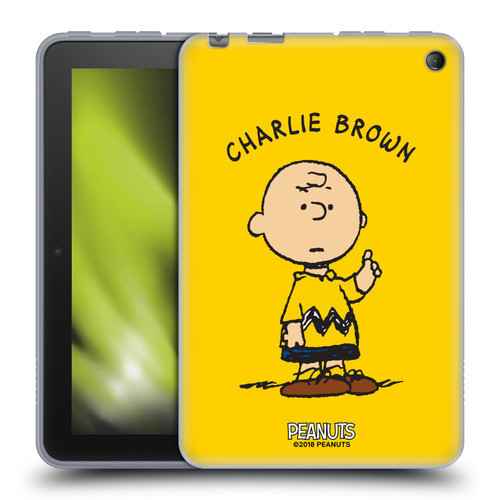 Peanuts Characters Charlie Brown Soft Gel Case for Amazon Fire 7 2022