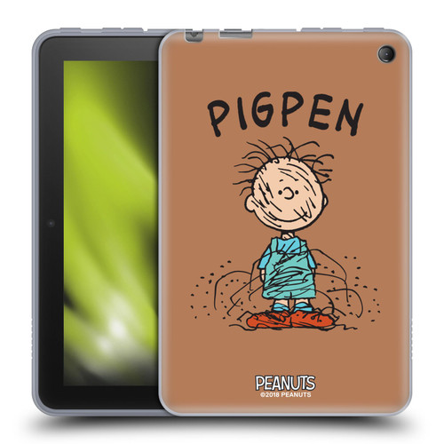 Peanuts Characters Pigpen Soft Gel Case for Amazon Fire 7 2022