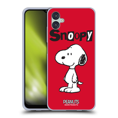 Peanuts Characters Snoopy Soft Gel Case for Samsung Galaxy M04 5G / A04e