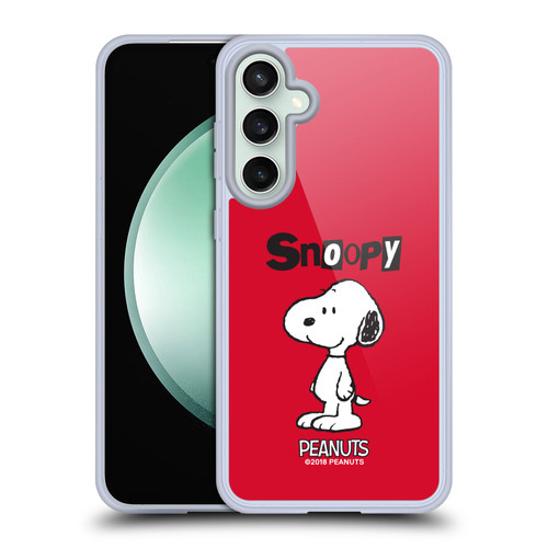 Peanuts Characters Snoopy Soft Gel Case for Samsung Galaxy S23 FE 5G