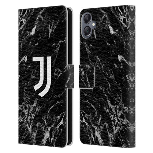 Juventus Football Club Marble Black Leather Book Wallet Case Cover For Samsung Galaxy A05