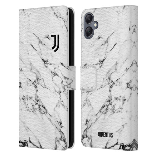 Juventus Football Club Marble White Leather Book Wallet Case Cover For Samsung Galaxy A05