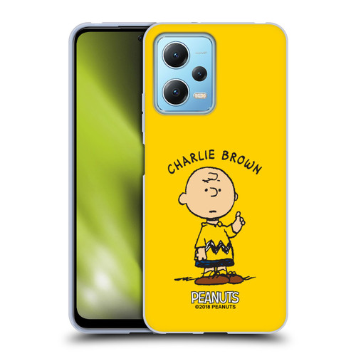 Peanuts Characters Charlie Brown Soft Gel Case for Xiaomi Redmi Note 12 5G