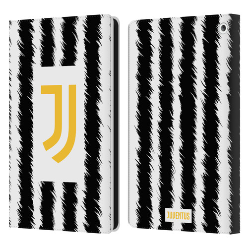 Juventus Football Club 2023/24 Match Kit Home Leather Book Wallet Case Cover For Amazon Fire HD 8/Fire HD 8 Plus 2020