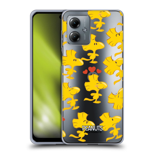 Peanuts Character Patterns Woodstock Soft Gel Case for Motorola Moto G14