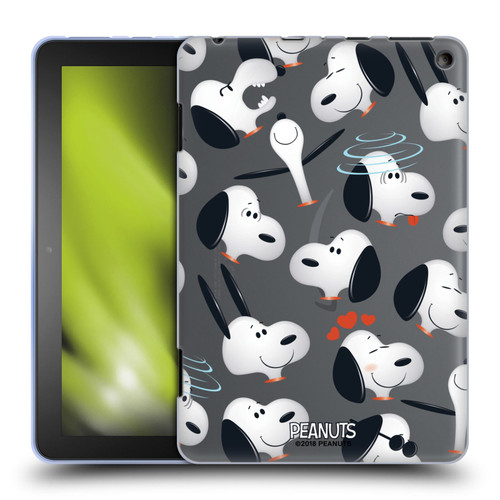 Peanuts Character Patterns Snoopy Soft Gel Case for Amazon Fire HD 8/Fire HD 8 Plus 2020