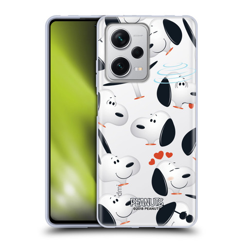 Peanuts Character Patterns Snoopy Soft Gel Case for Xiaomi Redmi Note 12 Pro+ 5G