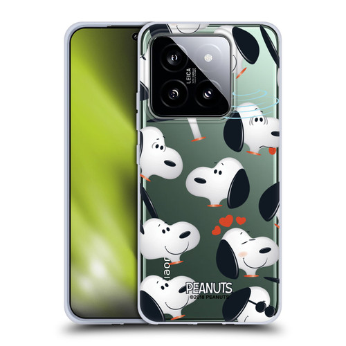 Peanuts Character Patterns Snoopy Soft Gel Case for Xiaomi 14