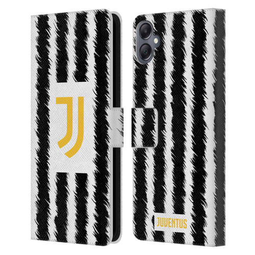 Juventus Football Club 2023/24 Match Kit Home Leather Book Wallet Case Cover For Samsung Galaxy A05
