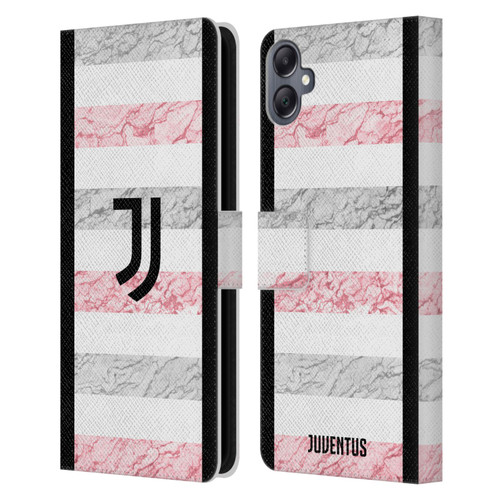 Juventus Football Club 2023/24 Match Kit Away Leather Book Wallet Case Cover For Samsung Galaxy A05
