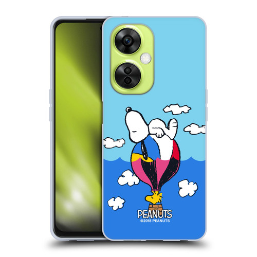Peanuts Halfs And Laughs Snoopy & Woodstock Balloon Soft Gel Case for OnePlus Nord CE 3 Lite 5G