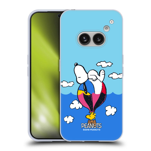 Peanuts Halfs And Laughs Snoopy & Woodstock Balloon Soft Gel Case for Nothing Phone (2a)