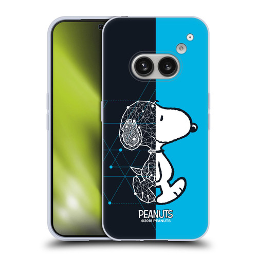 Peanuts Halfs And Laughs Snoopy Geometric Soft Gel Case for Nothing Phone (2a)