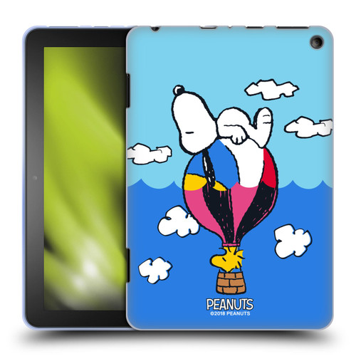 Peanuts Halfs And Laughs Snoopy & Woodstock Balloon Soft Gel Case for Amazon Fire HD 8/Fire HD 8 Plus 2020