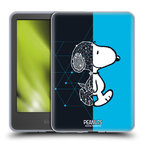 Peanuts Halfs And Laughs Snoopy Geometric Soft Gel Case for Amazon Kindle 11th Gen 6in 2022