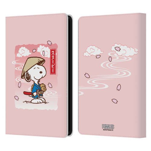 Peanuts Oriental Snoopy Samurai Leather Book Wallet Case Cover For Amazon Kindle Paperwhite 5 (2021)