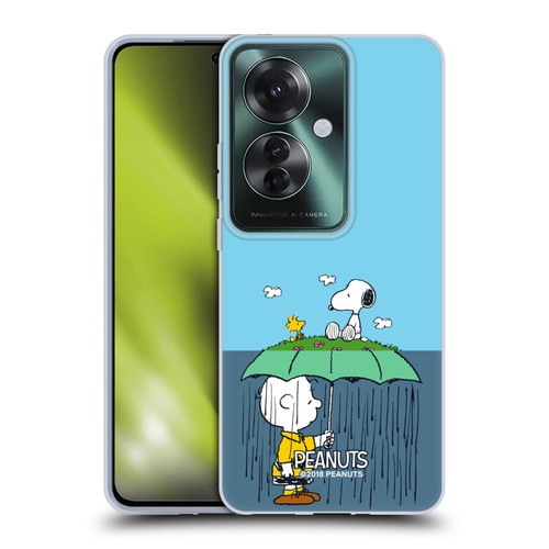 Peanuts Halfs And Laughs Charlie, Snoppy & Woodstock Soft Gel Case for OPPO Reno11 F 5G / F25 Pro 5G